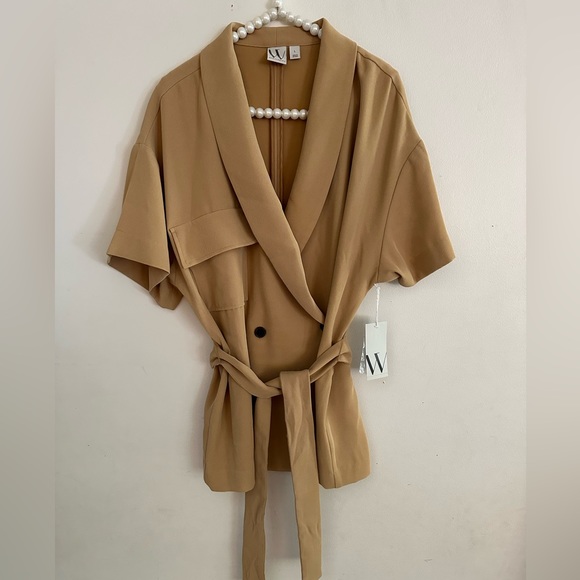 Worthington| NWT Oversized Tan Blazer - Picture 1 of 12
